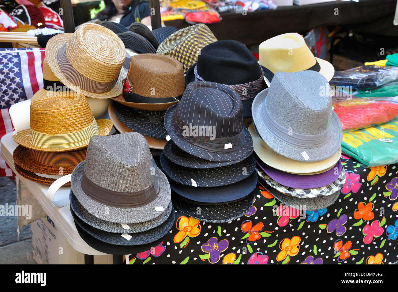 NHL hockey hats & scarves for sale at the NHL store on Avenue of the  Americas in Midtown Manhattan, New York City Stock Photo - Alamy