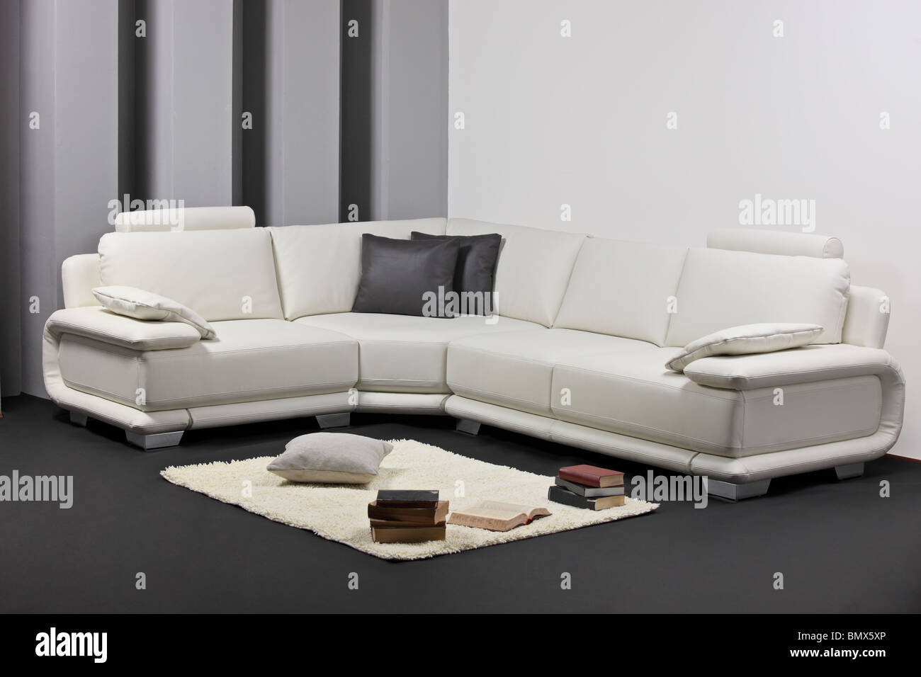 White leather sofa hires stock photography and images Alamy