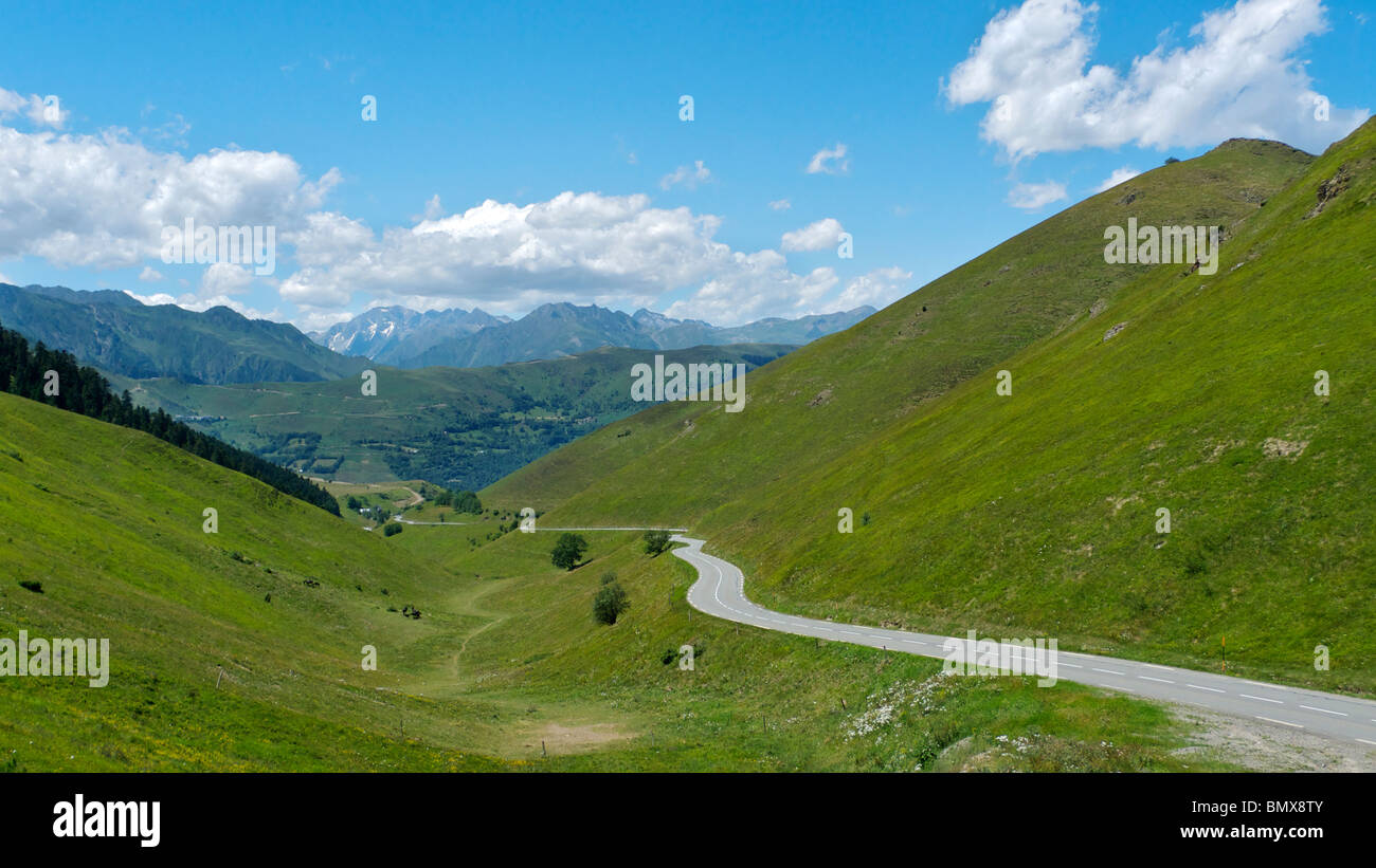 Col De Peyresourde France Looking West Stock Photo Alamy