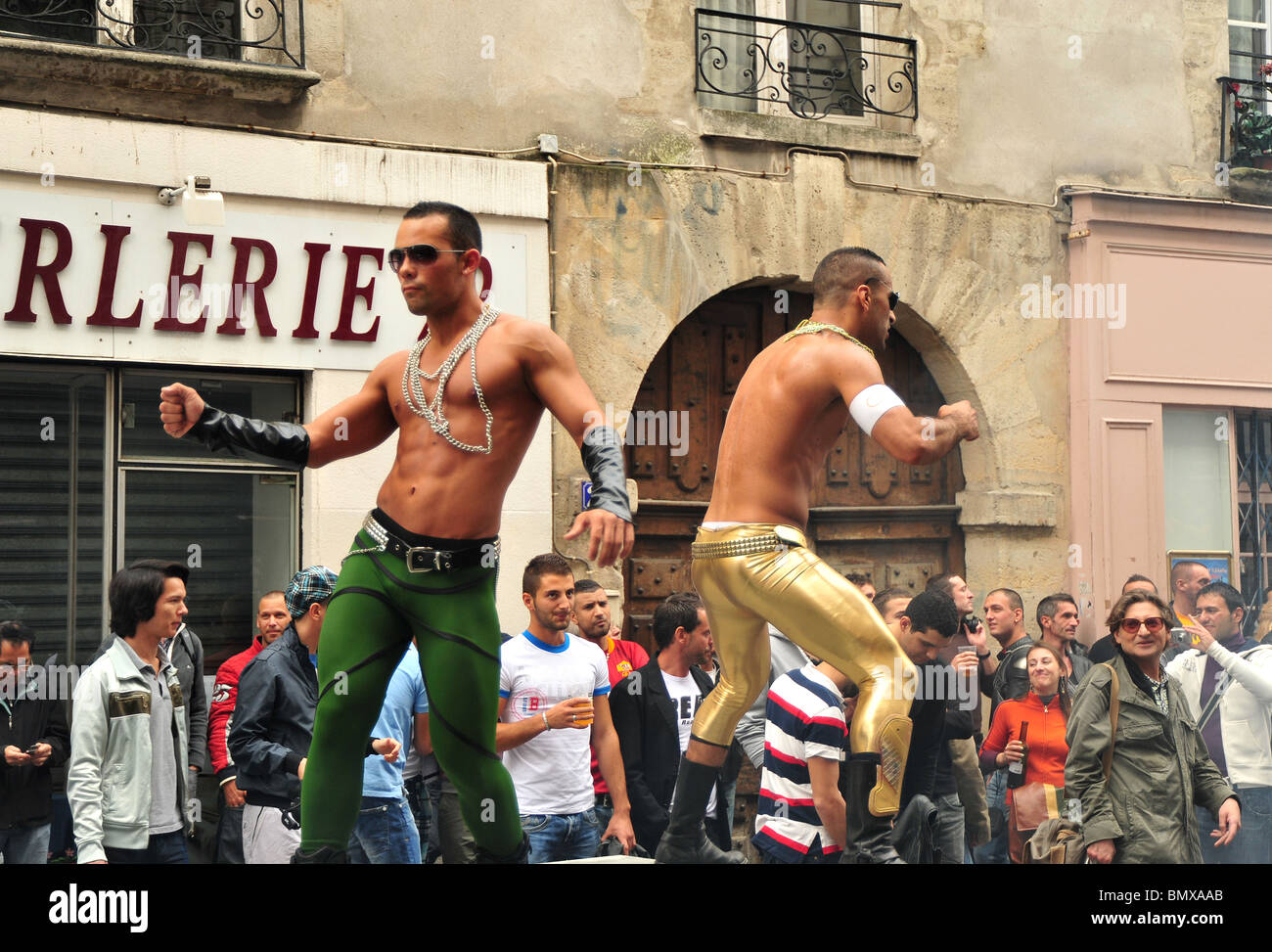 Fete de la Musique is a musical festival which takes place in France every year on 21 June Stock Photo