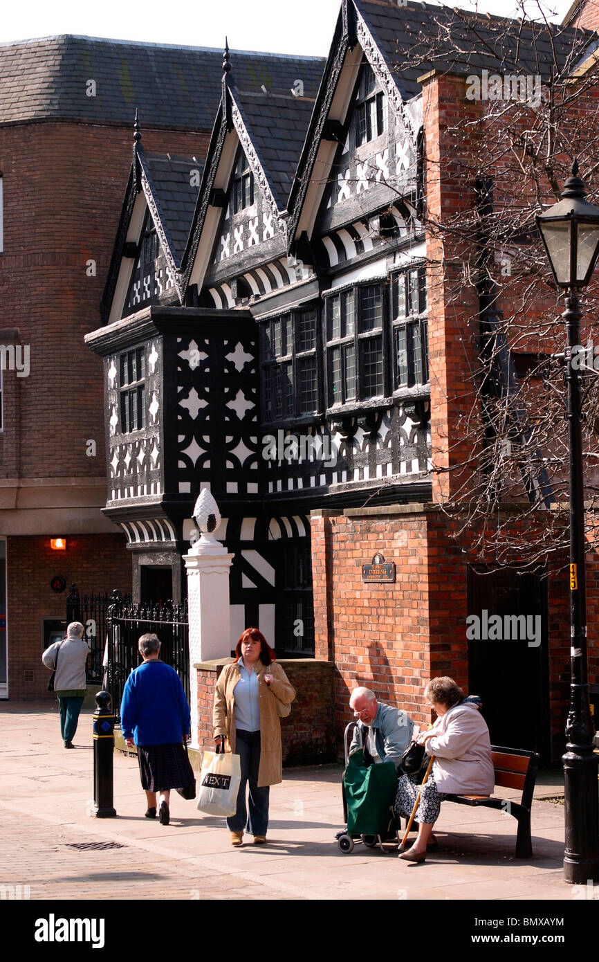England, Cheshire, Stockport, Great Underbank Hall Stock Photo Alamy