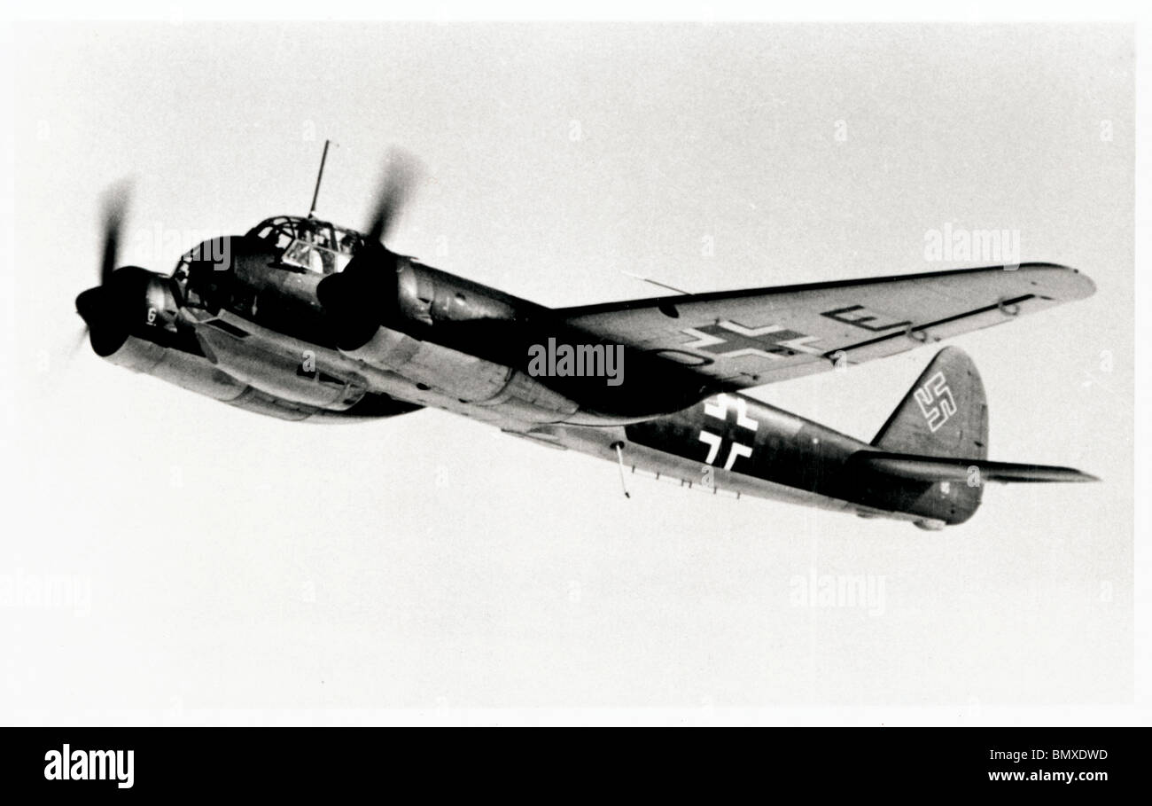 Junkers 88 Luftwaffe WW2 Aeroplane Stock Photo