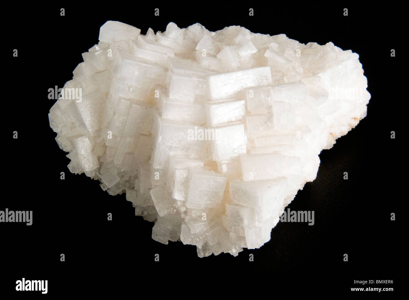 Rock salt or Halite Stock Photo