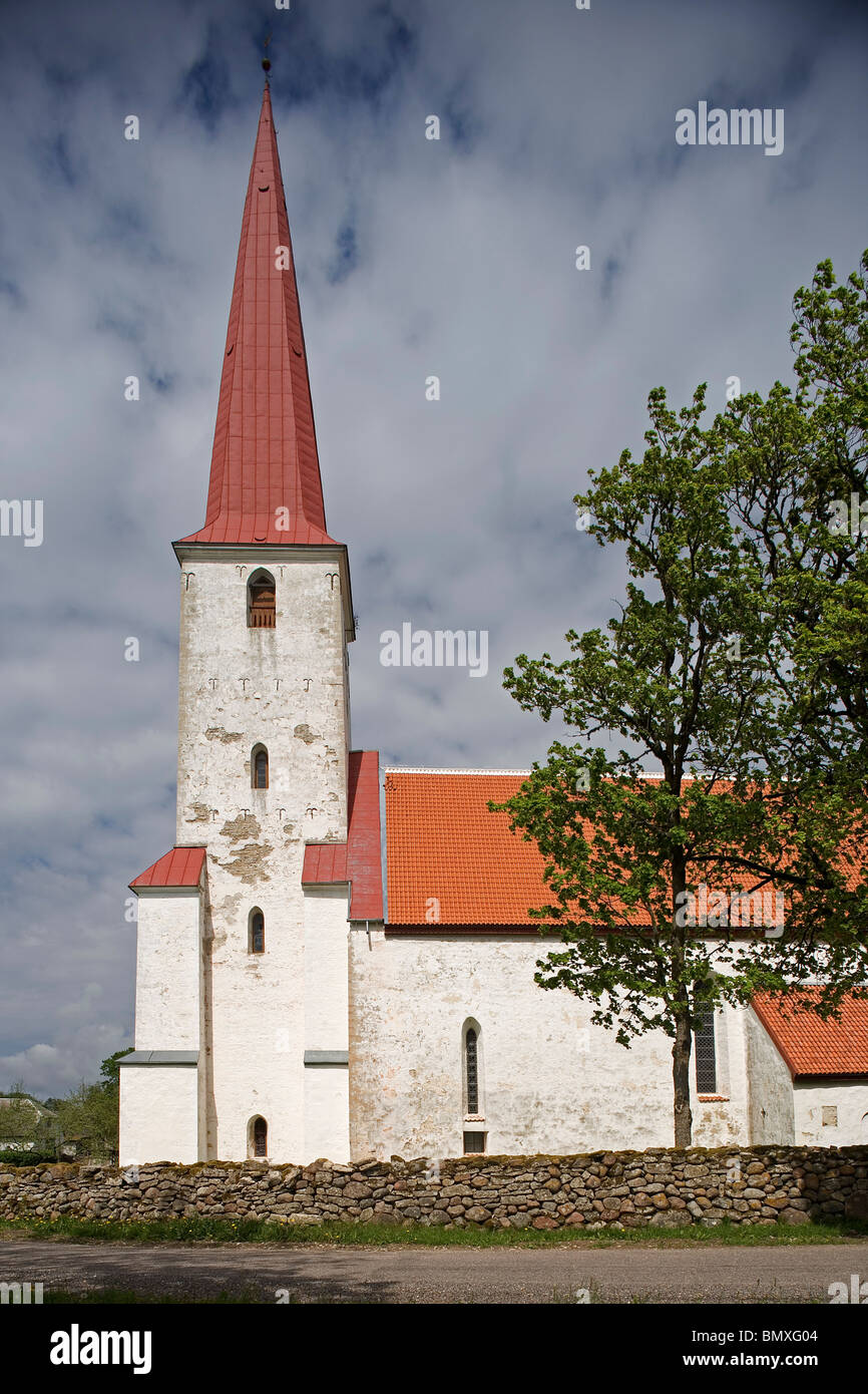 Estonia,Saaremaa Island,KIhelkonna,Church Stock Photo