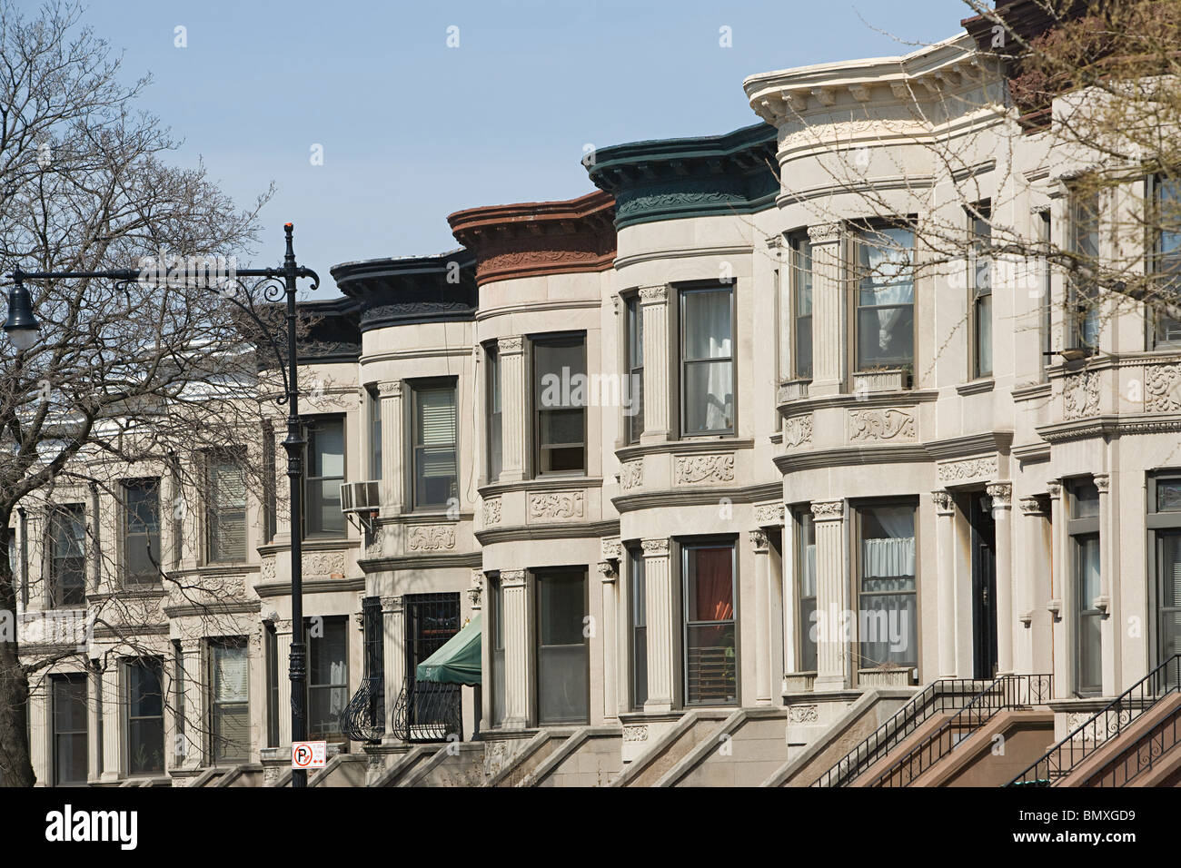 Brooklyn park slope houses hires stock photography and images Alamy