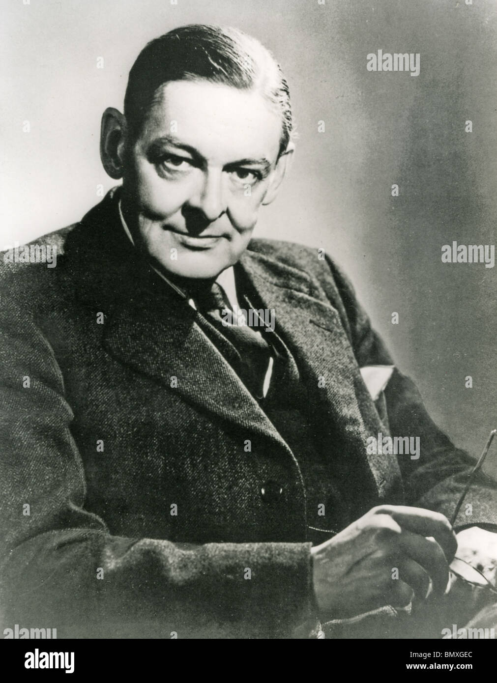 THOMAS STEARNS ELIOT (1888-1965) American-born poet and playwright, commonly called simply T.S.Eliot Stock Photo