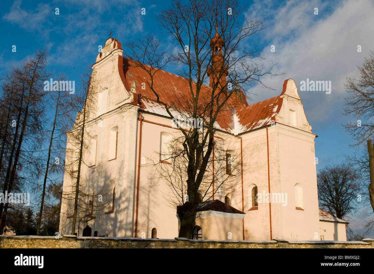 Church (17th c) in Modliborzyce, Lublin Voivodeship, eastern Poland Stock Photo