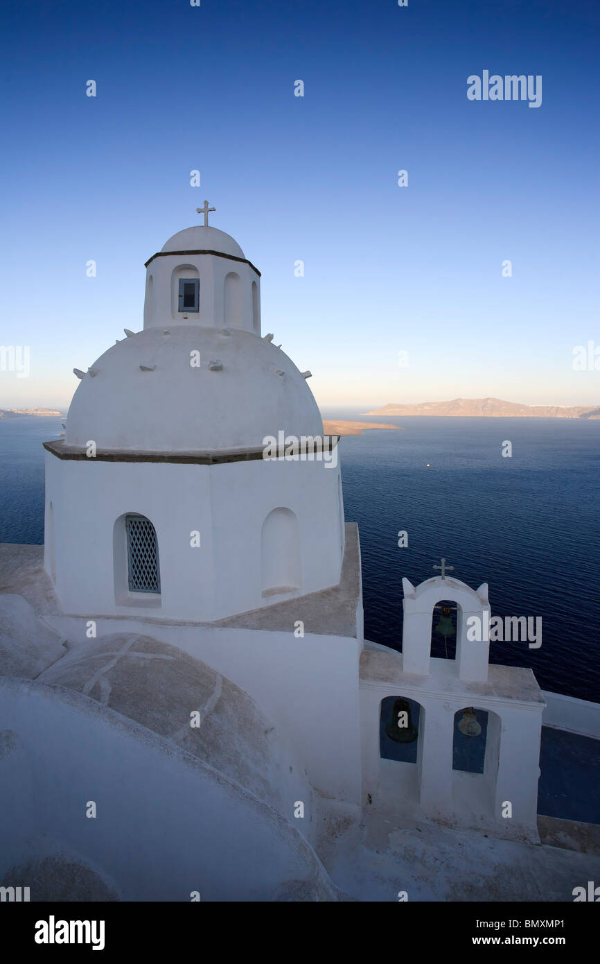 Greece, Cyclades, Santorini, Fira (Thira) Stock Photo