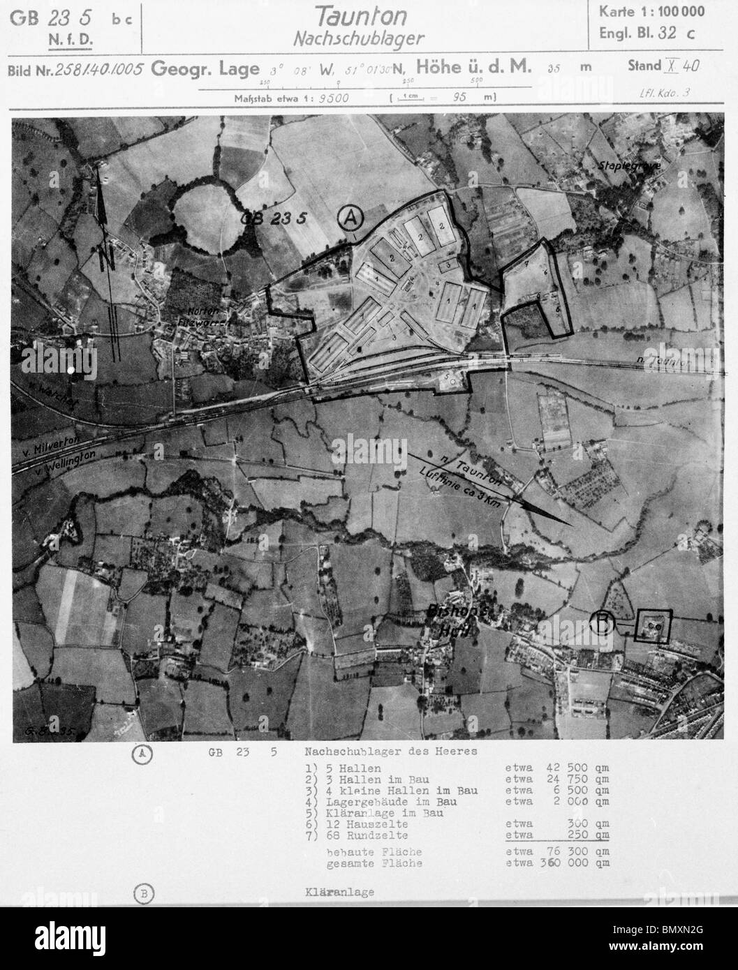 Taunton Somerset 1st October 1940 Barracks Stock Photo Alamy
