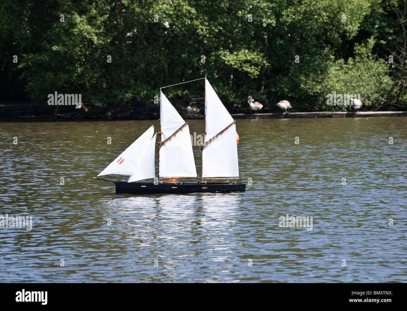radio controlled scale replica model sail boat yacht etherow country