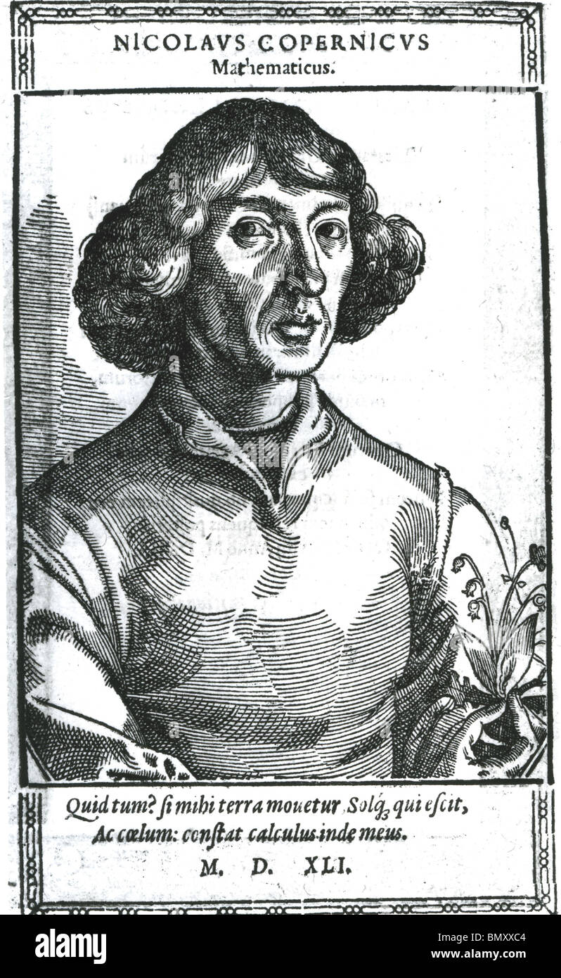 NICOLAUS COPERNICUS (1473-1543) Polish astronomer Stock Photo