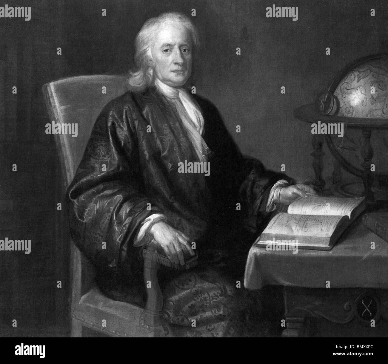 Sir Isaac Newton, 1642 - 1727. English physicist and mathematical scientist  Stock Photo - Alamy