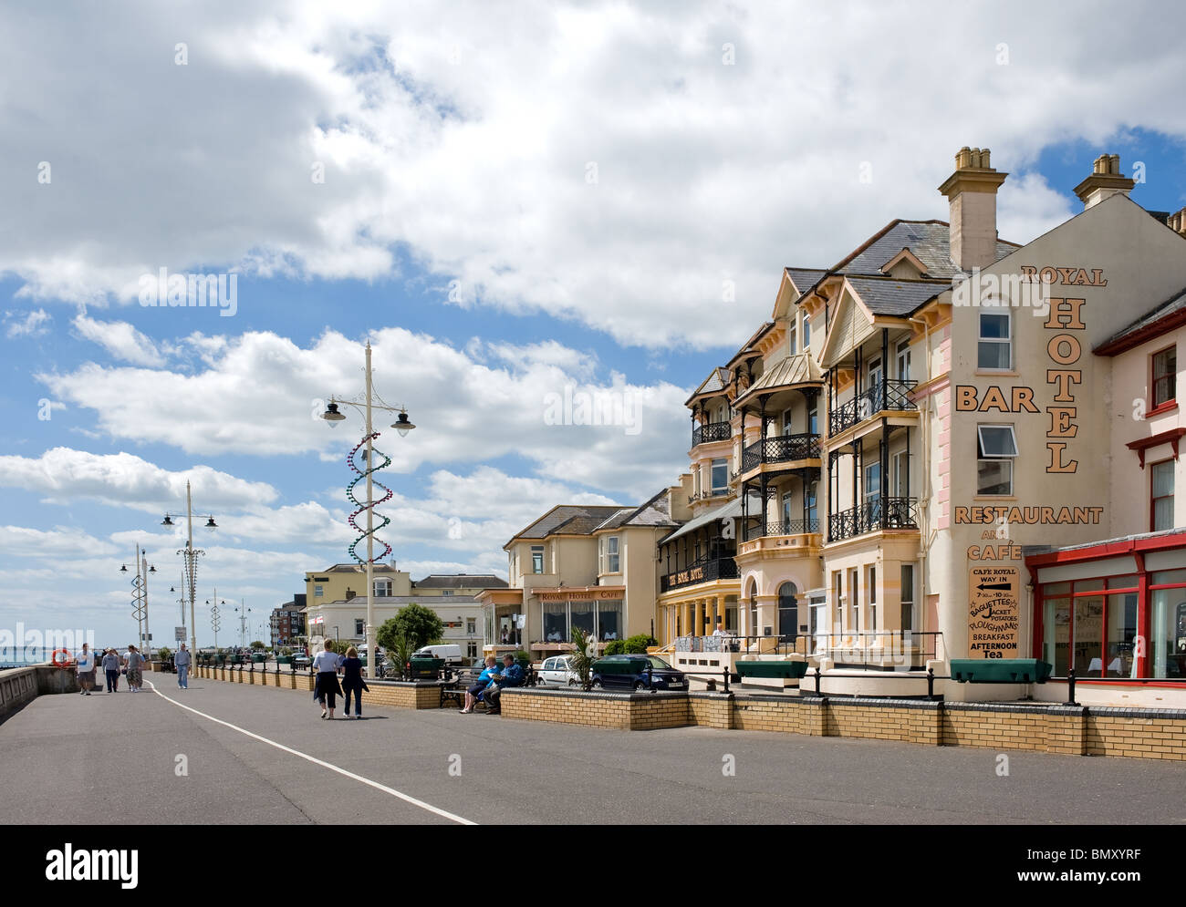 The Royal Hotel on the seafront at Bognor Regis in West Sussex. Stock Photo