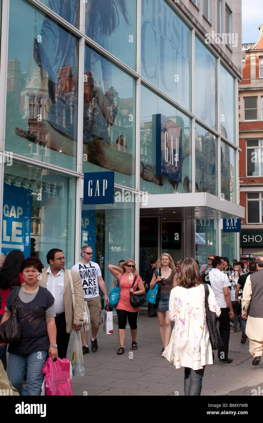 Gap store on Oxford Street, London, UK Stock Photo - Alamy