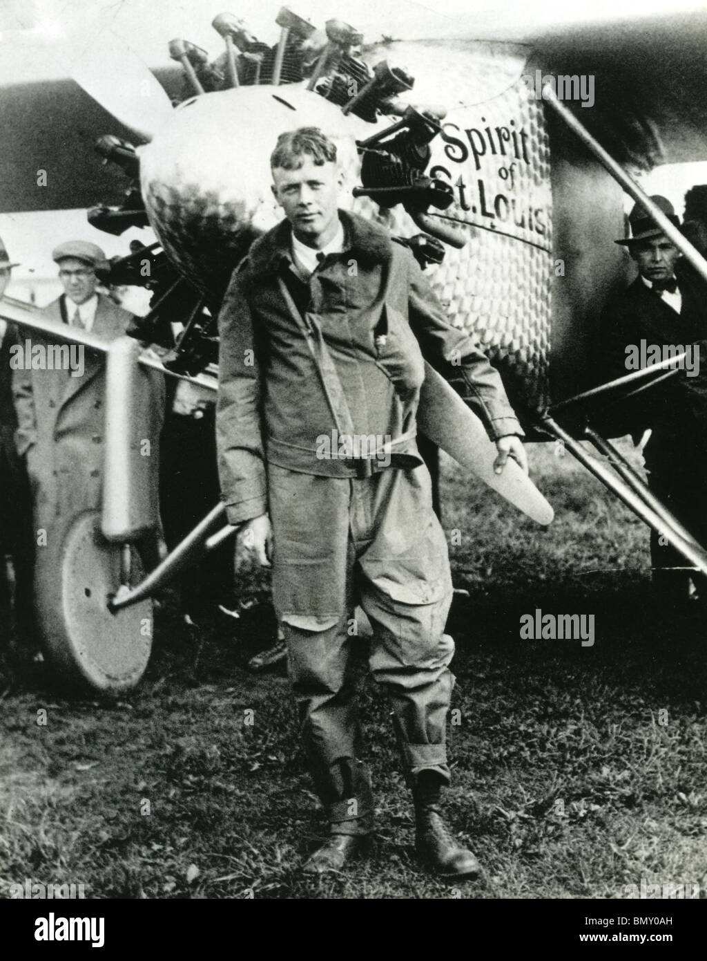 CHARLES LINDBERGH (19021974) American aviator with the Spirit of St