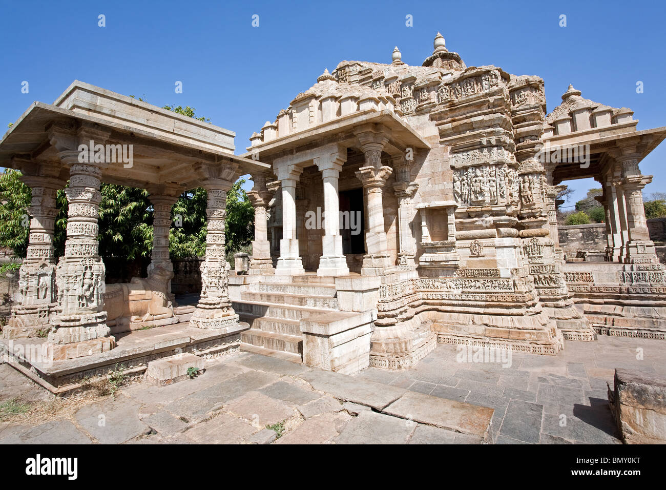 Sammidheshwar Jain Temple. Chittorgarh Fort. Rajasthan. India Stock Photo