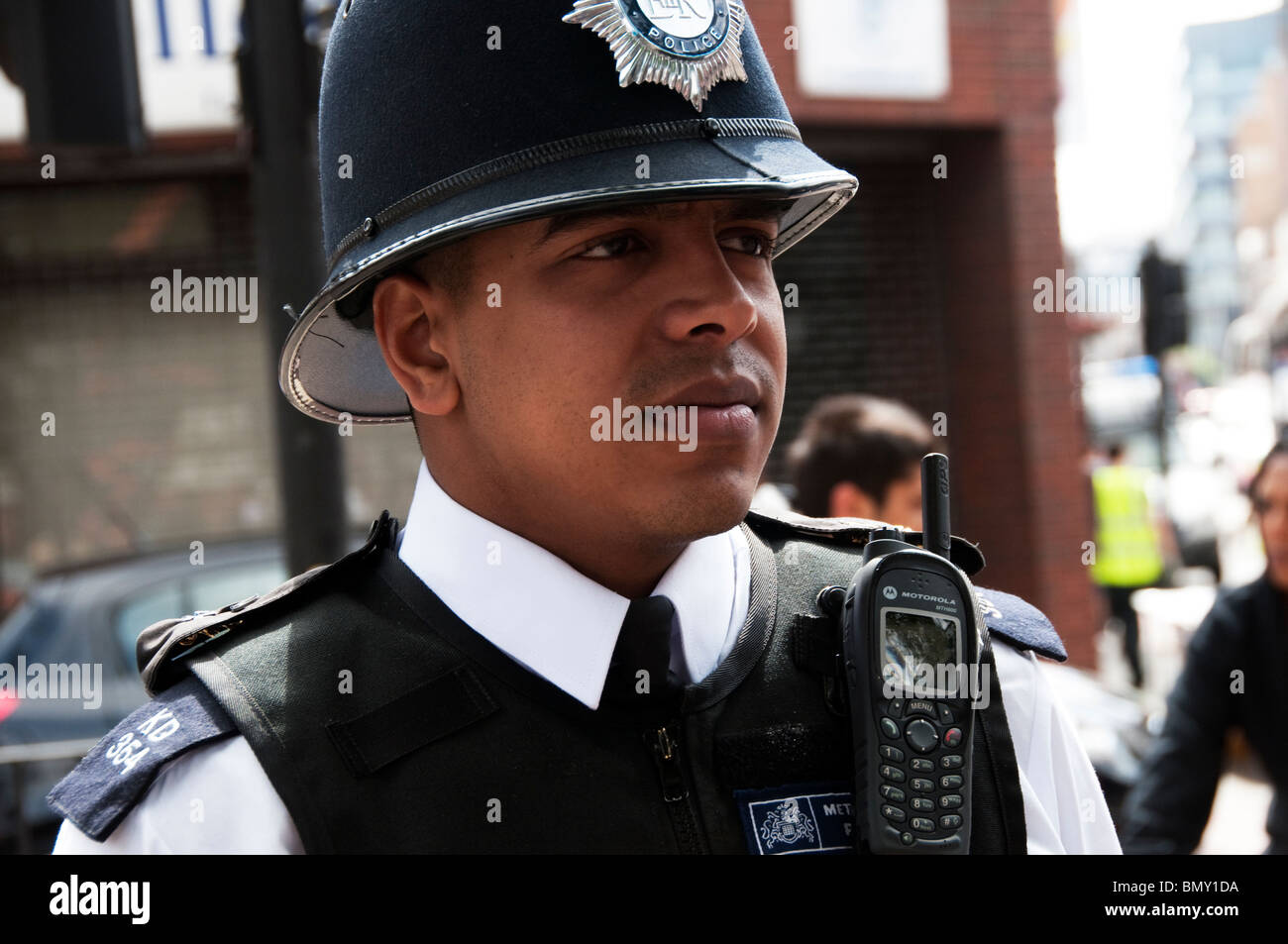 East End London march and protest against racism and fascism. Stock Photo