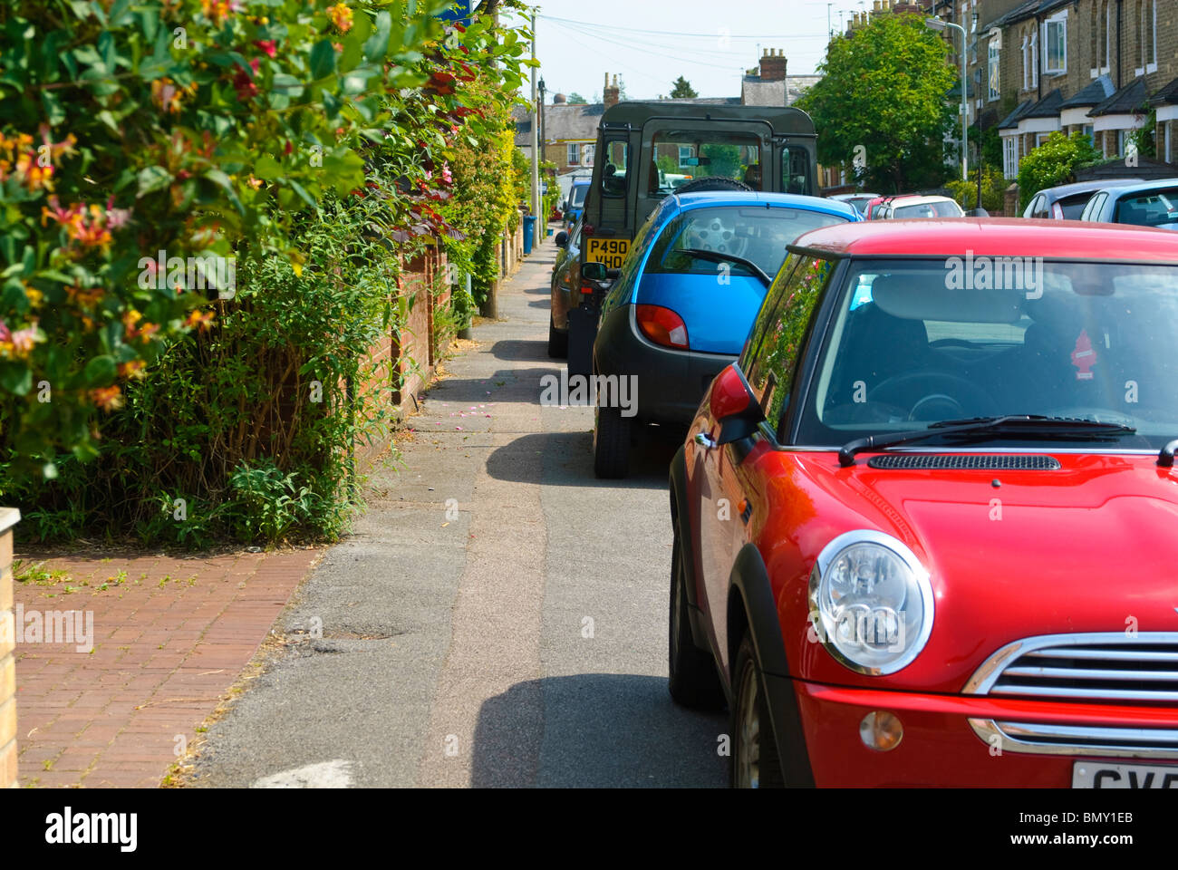 Park parked car cars vehicle vehicles hi-res stock photography and ...