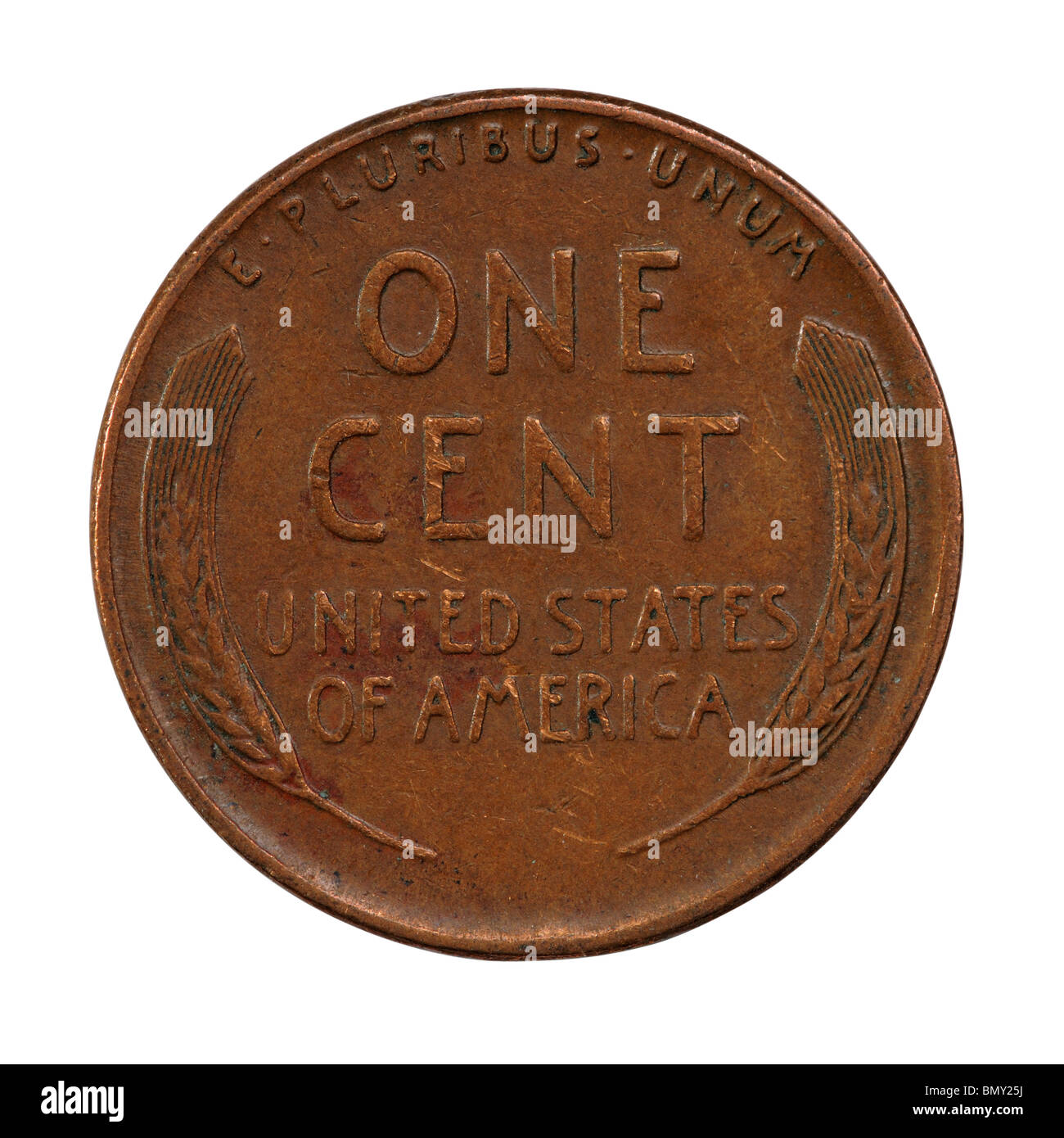 USA one cent coin Stock Photo