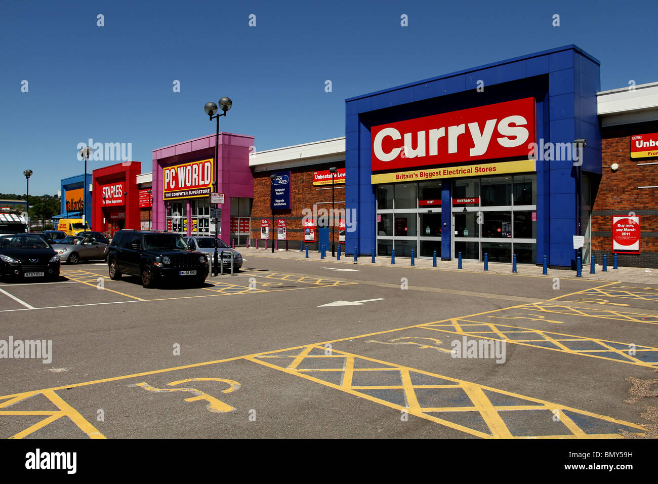 Curry's electrical super store branch in Bristol Stock Photo - Alamy