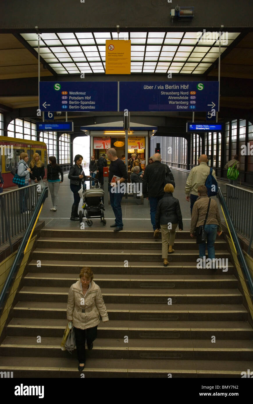Tiergarten S-bahn station Berlin Germany Europe Stock Photo