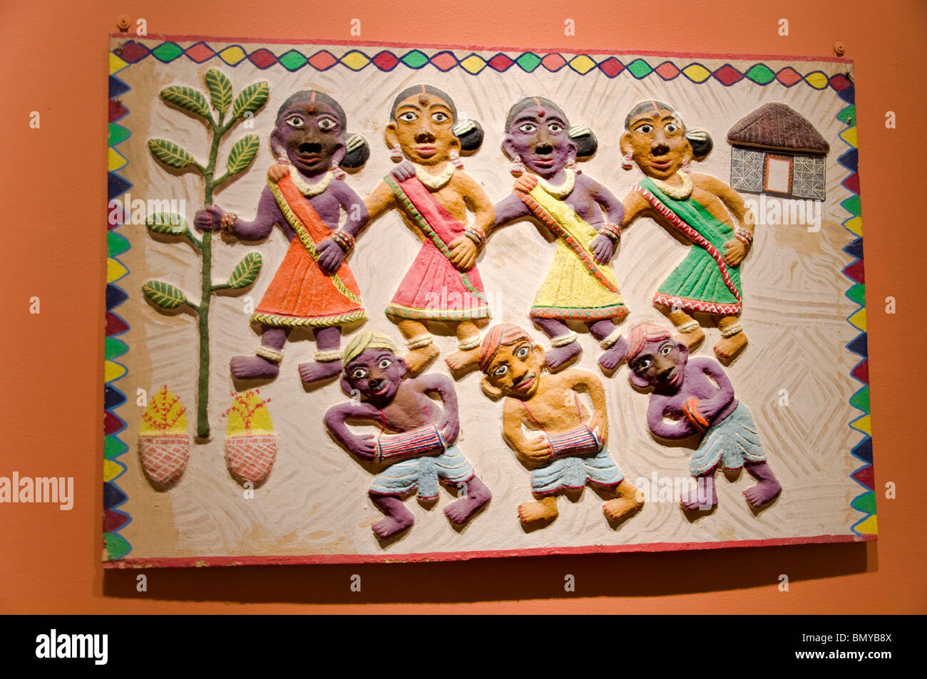 Sonabai Indian Folk Art, San Diego, California, USA Stock Photo ...