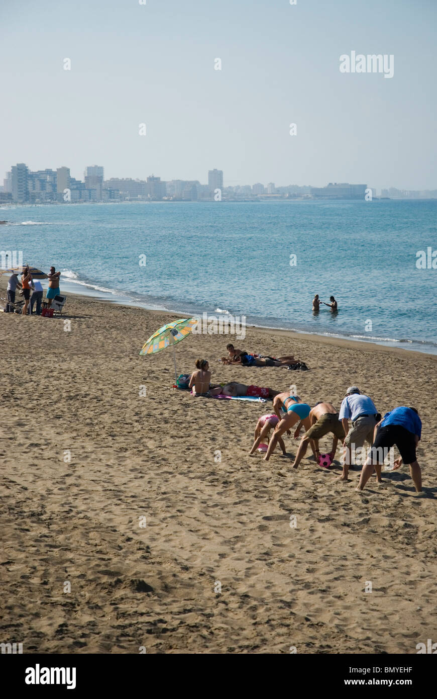 La Manga del Mar Menor beach CARTAGENA  Murcia region SPAIN Stock Photo