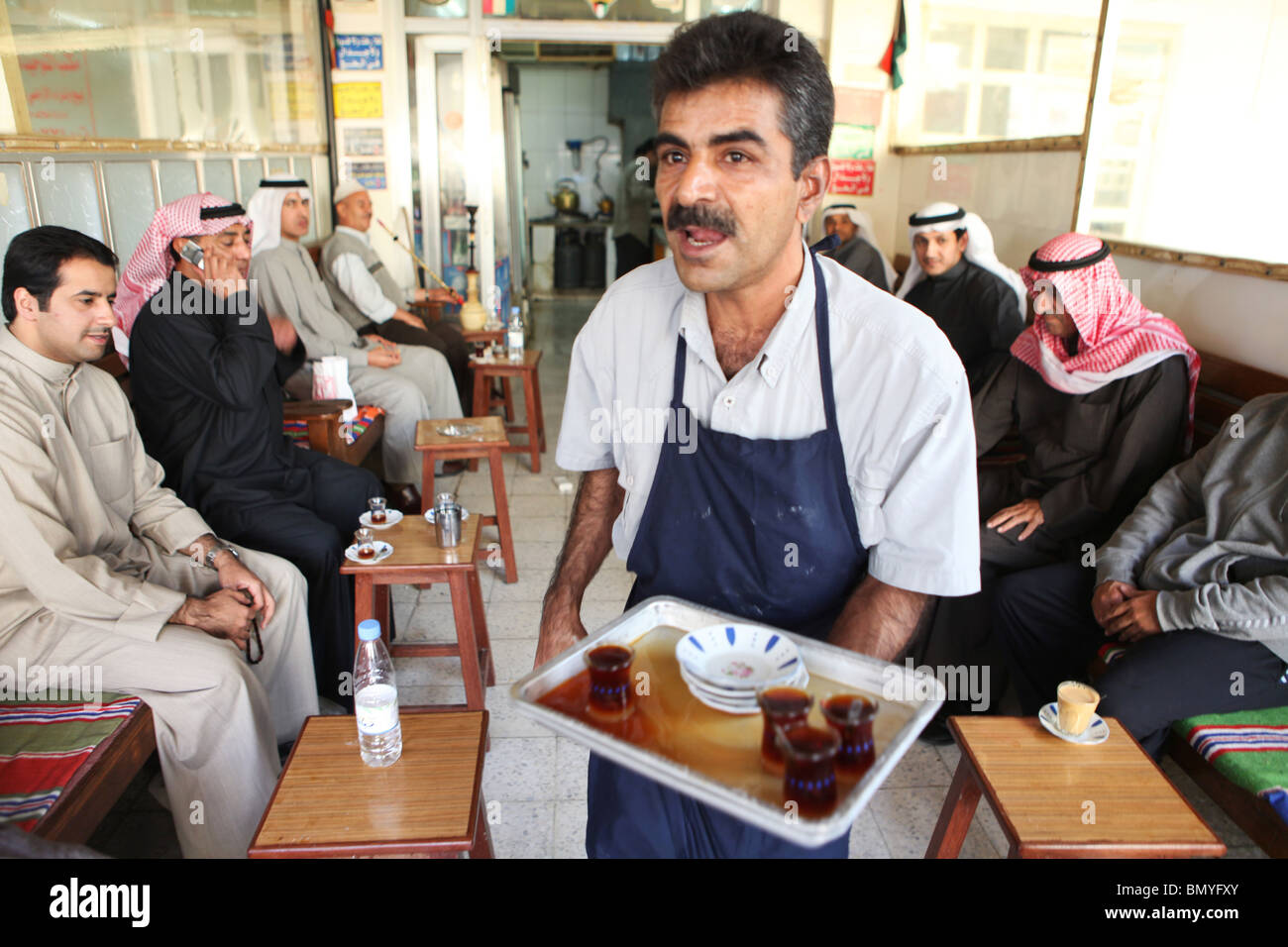 Teashop in Kuwait city Stock Photo