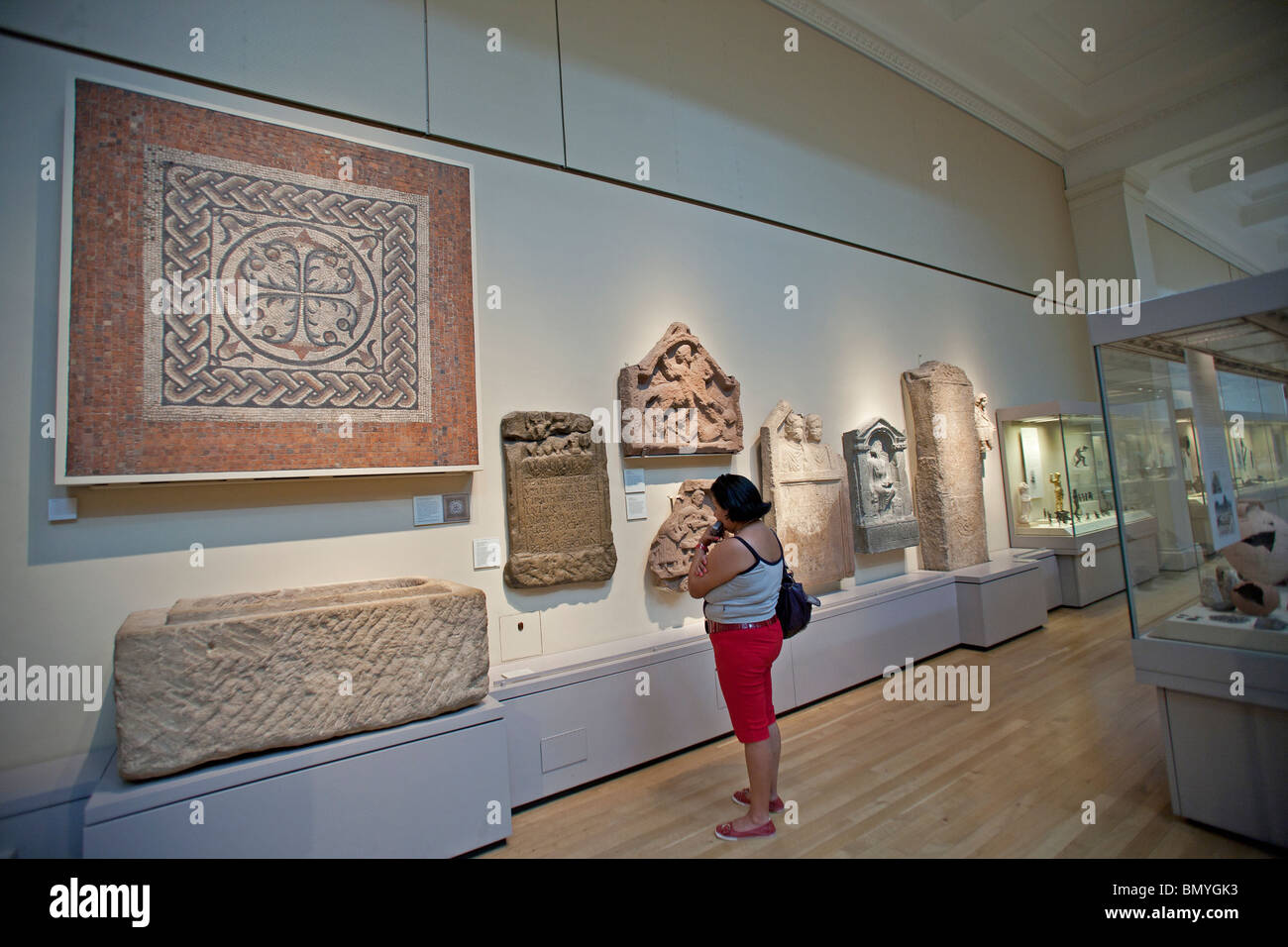 Exhibition rooms in  the British Museum Bloomsbury London England GB UK Stock Photo