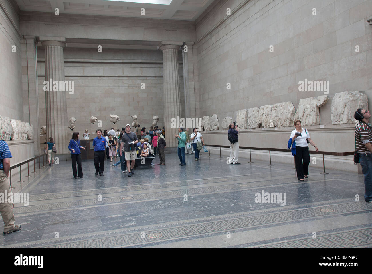 The Parthenon rooms in  the British Museum Bloomsbury London England GB UK Stock Photo
