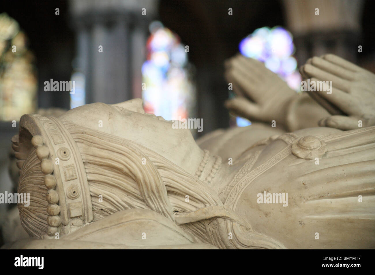 Tomb of John Tiptoft's Wife in the presbytery Ely Cathedral, Cambridge Stock Photo