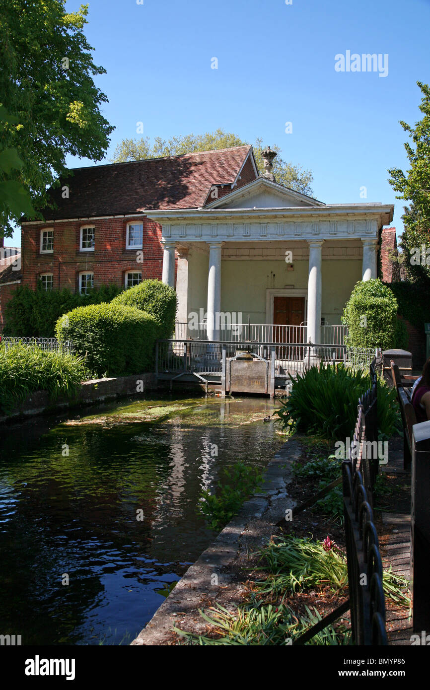 Winchester The Abbey Mill in Abbey House Gardens Stock Photo Alamy