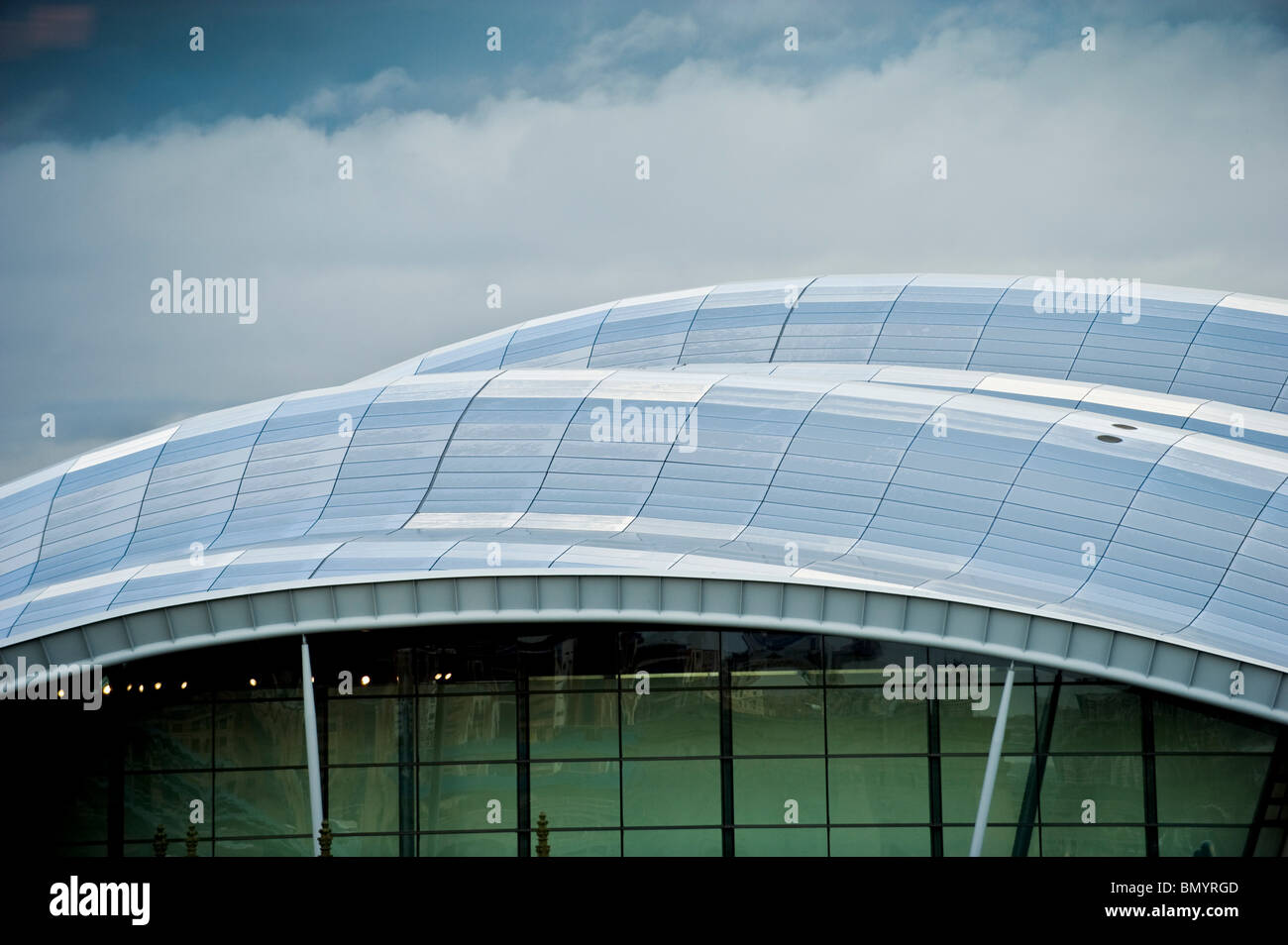 The Sage, Gateshead. Live music venue and centre for musical education designed by Norman Foster. Stock Photo