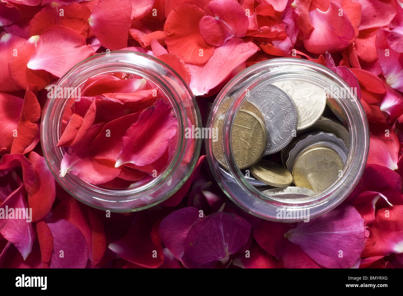 Coins from different countries most of them are now not being used with ...