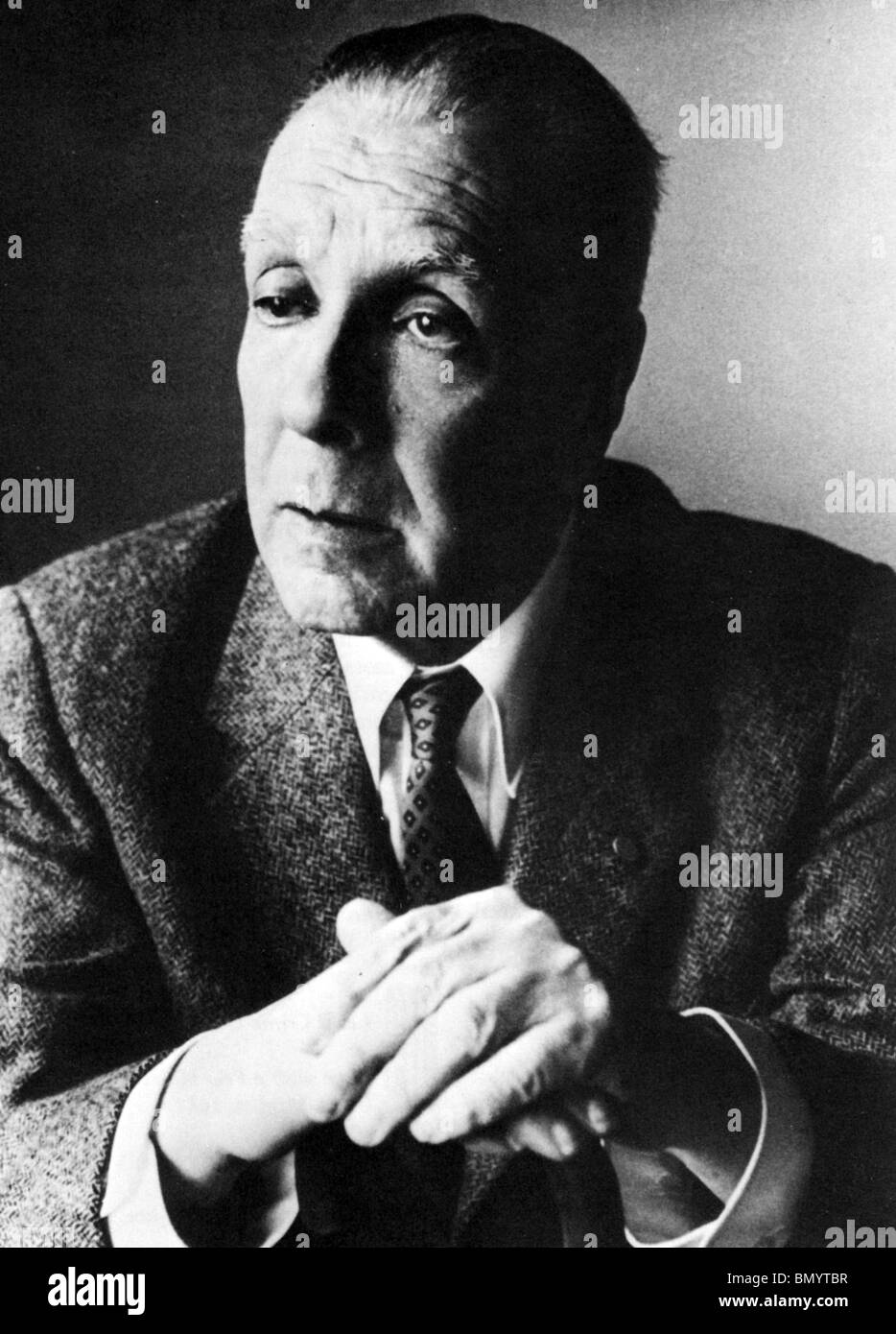 JORGE LUIS BORGES (1899-1986) Argentine writer and poet Stock Photo
