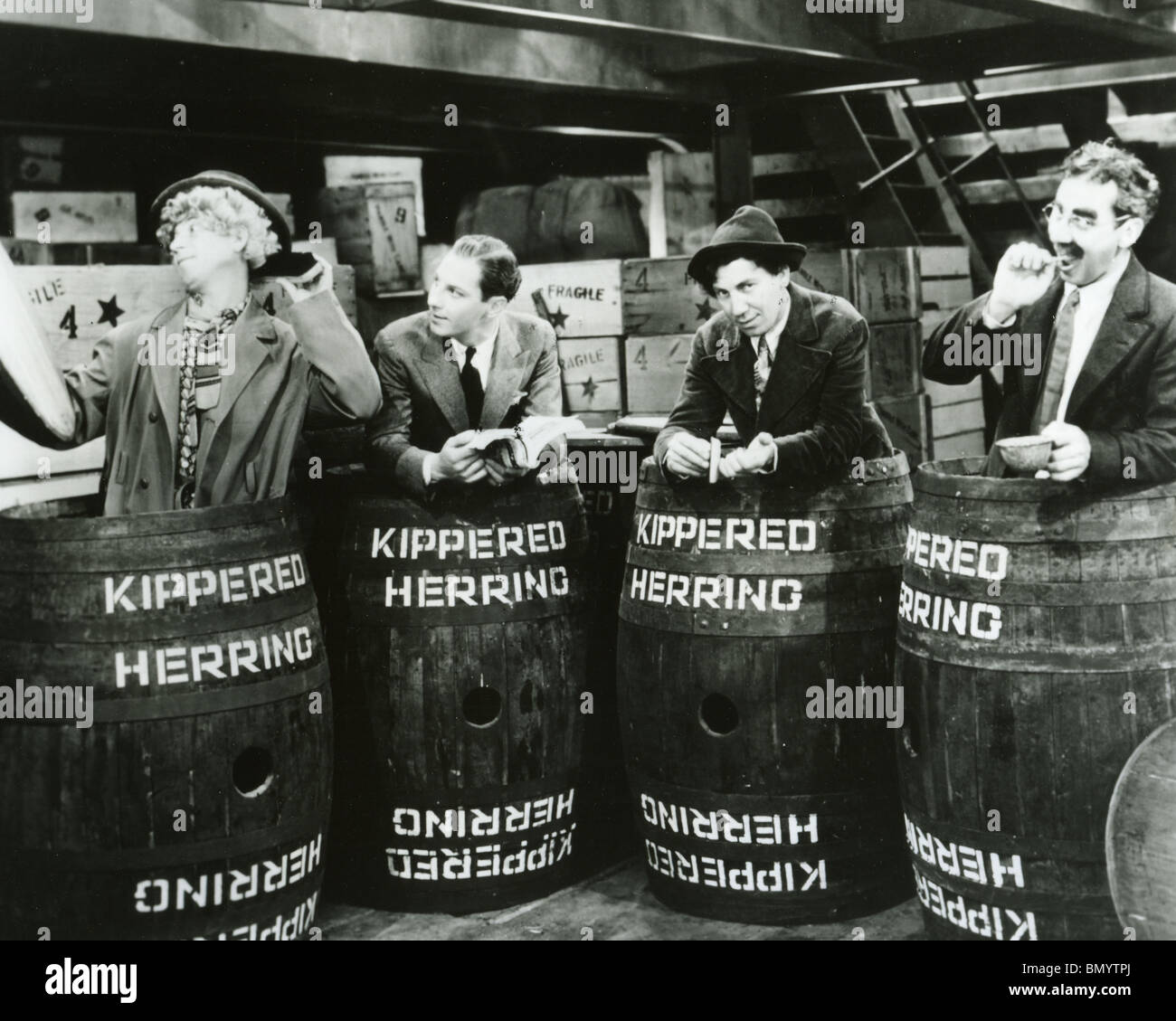 MONKEY BUSINESS 1931 Paramount film with the Marx  Brothers from l: Harpo, Zeppo, Chico and Groucho Stock Photo