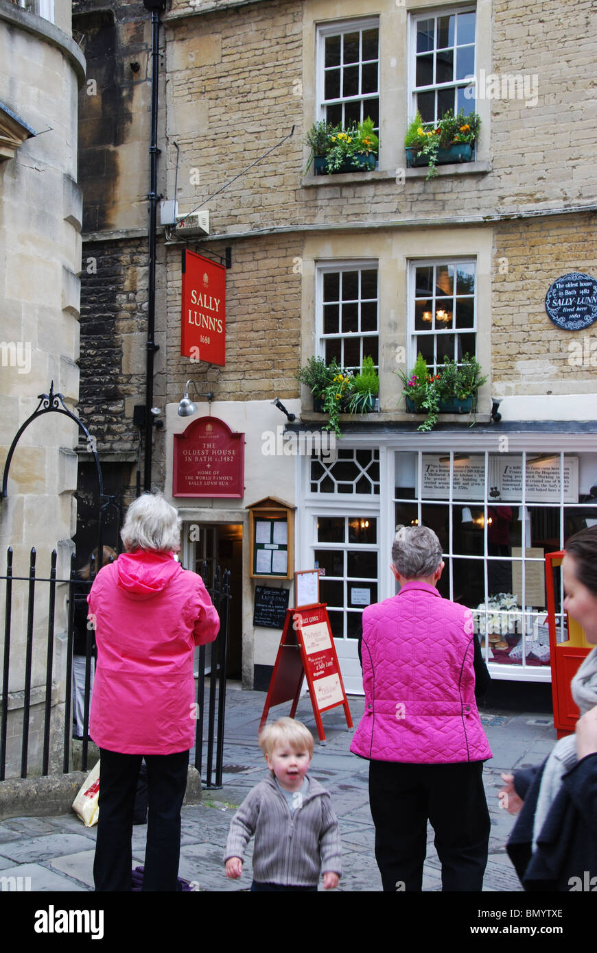 Sally Lunn's tearoom Bath Uk Stock Photo