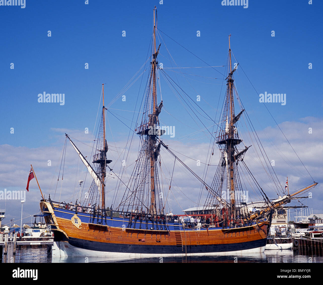 HMS Endeavour, Freemantle, Western Australia, Australia. Stock Photo