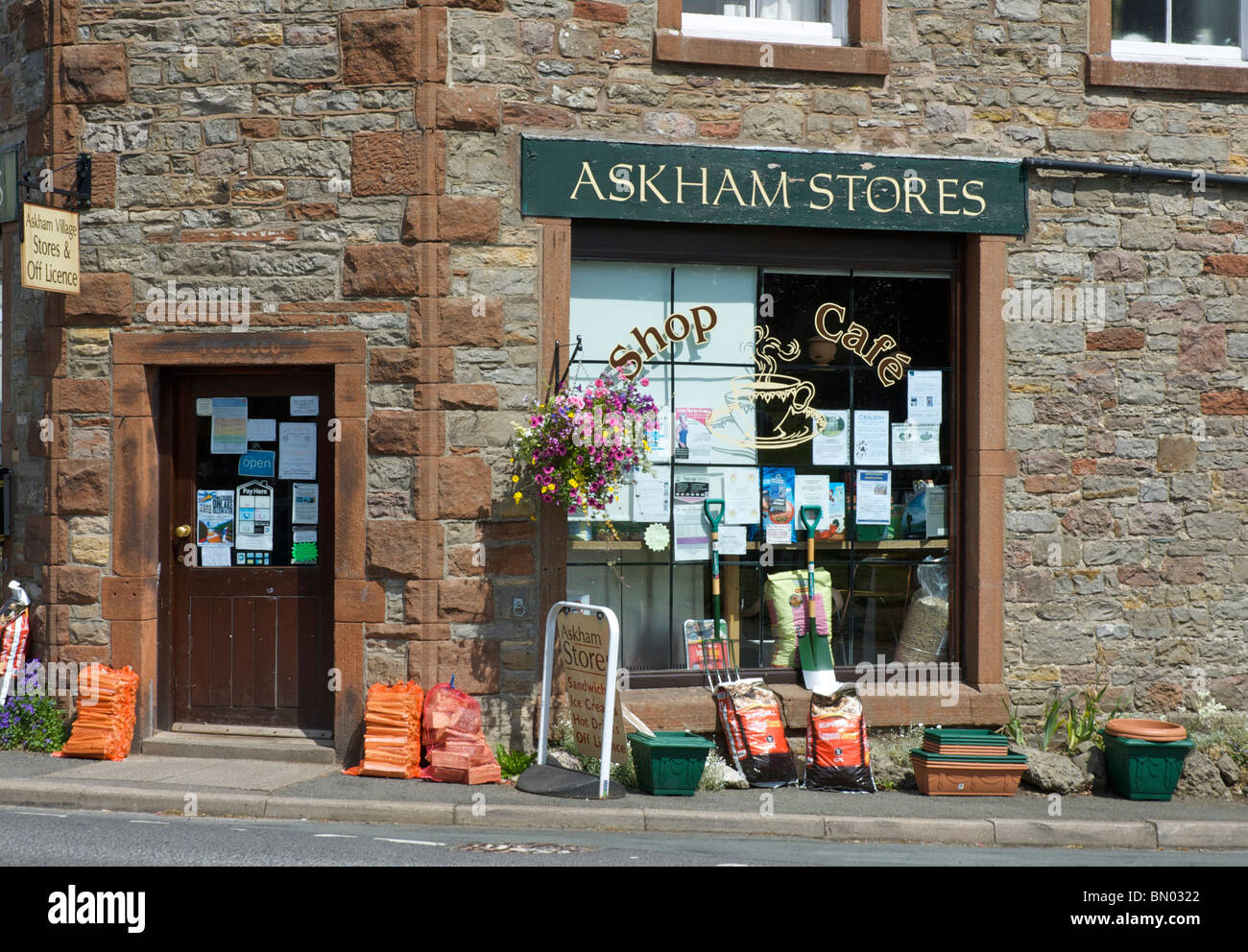 Village shop in Askham, near Penrith, Cumbria, England UK Stock Photo