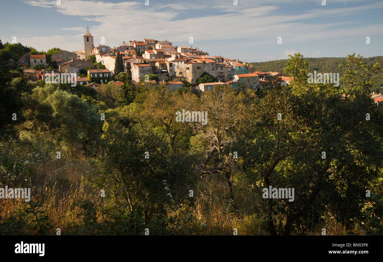 Ramatuelle, a little village in the mountains near St. Tropez, Cote d'Azur, France Stock Photo