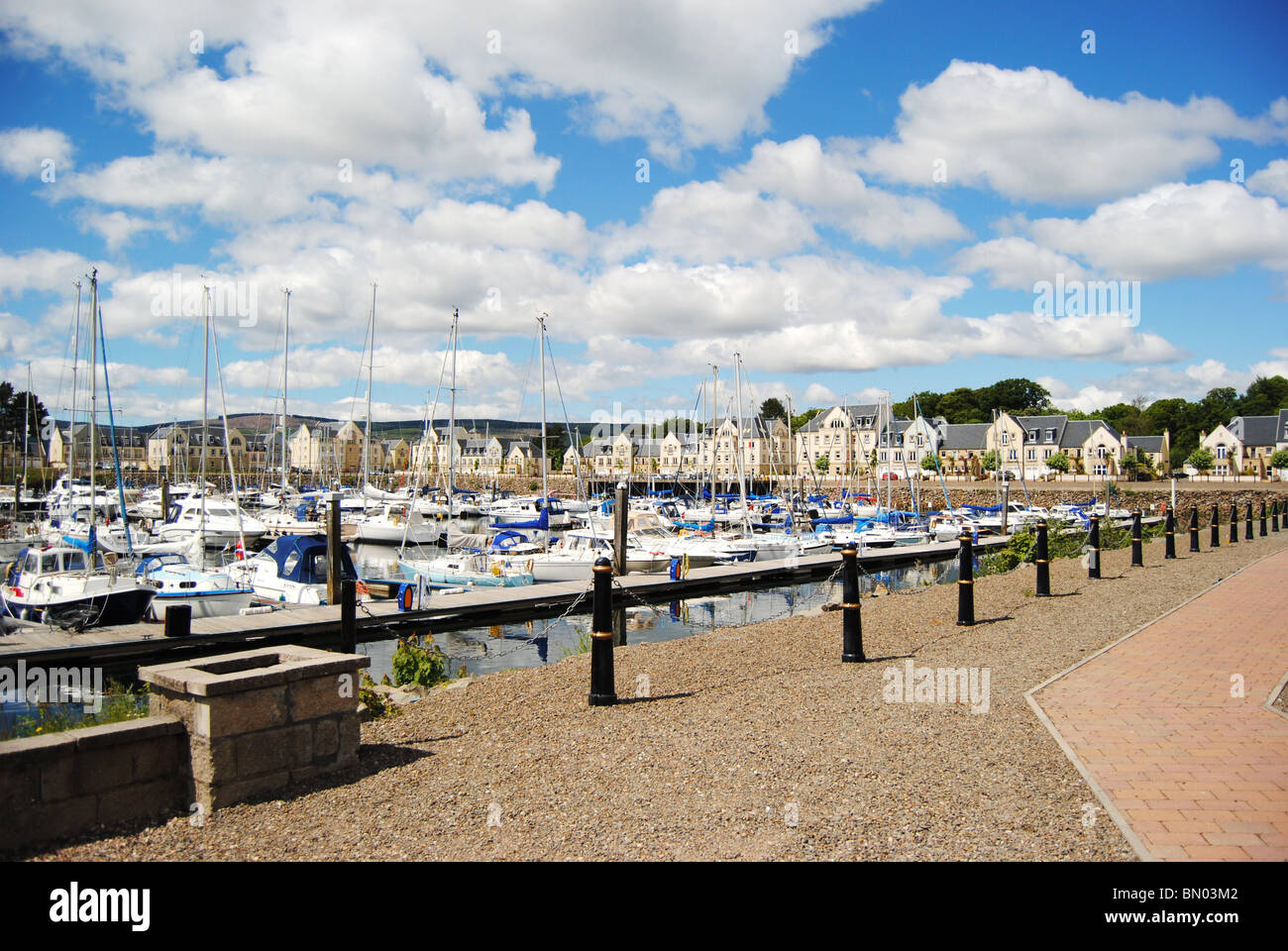 View across Inverkip Marina Stock Photo Alamy