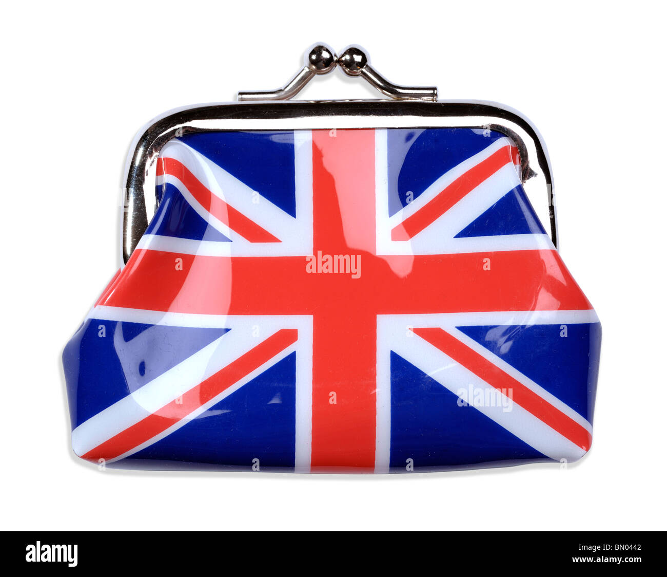Union Jack purse Stock Photo