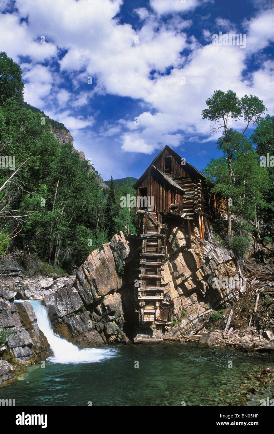 Crystal Mill in Gunnison County, Colorado Stock Photo Alamy