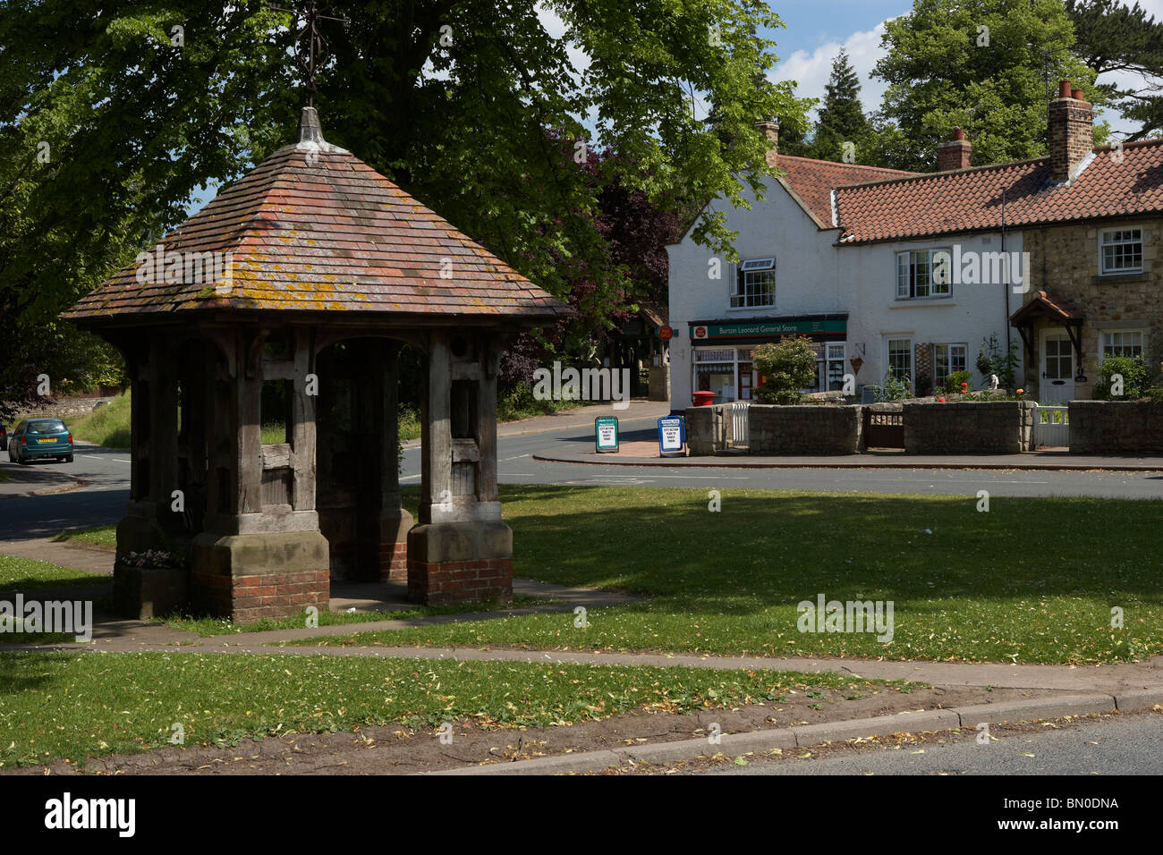 BURTON LEONARD VILLAGE NORTH YORKSHIRE UNITED KINGDOM UK Stock Photo