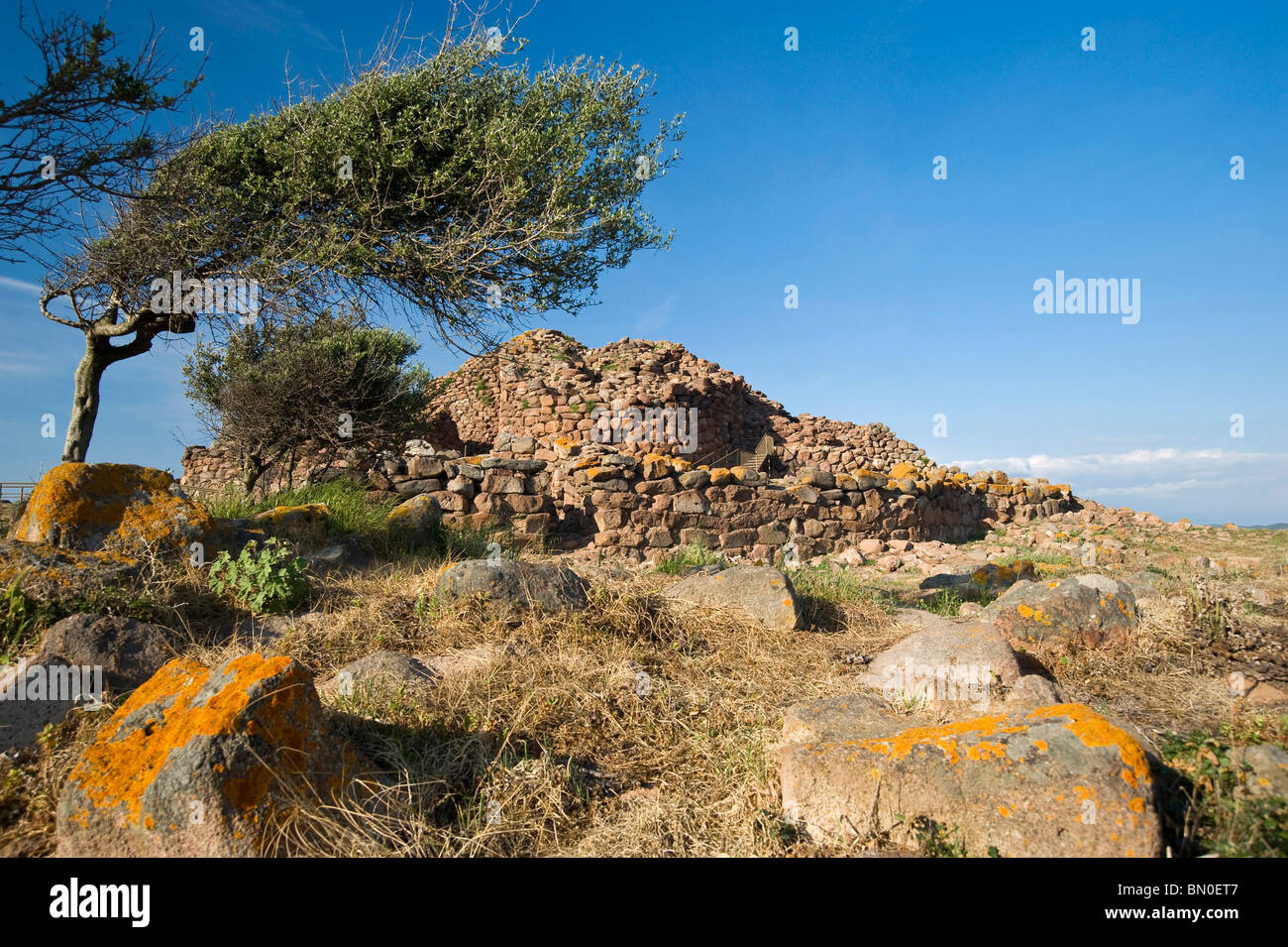 Nuraghe Seruci, Gonnesa, Provincia di Carbonia e Iglesias, Sardinia, Italy, Europe Stock Photo