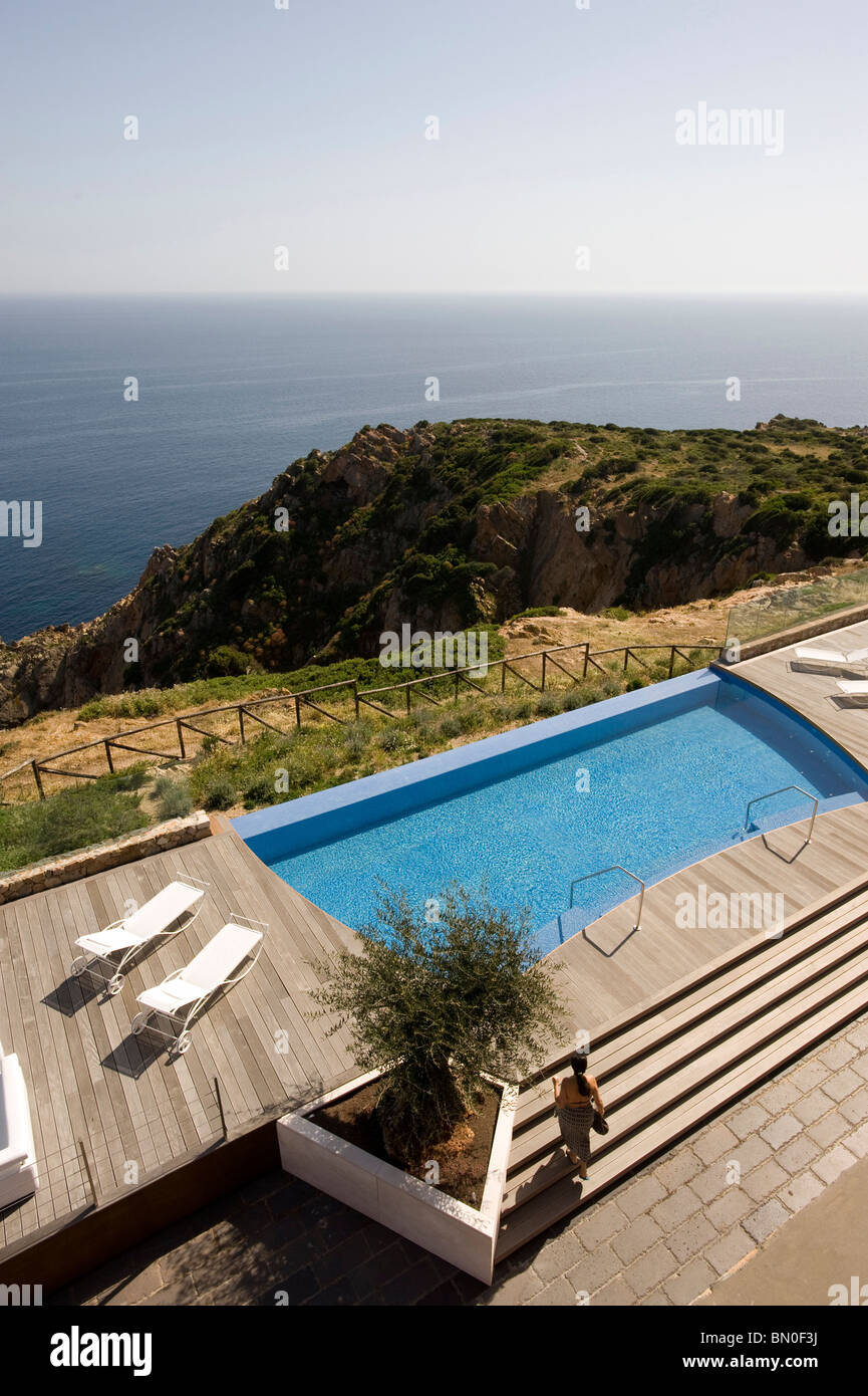 Swimming Pool, Exterior, Bed & Breakfast, Capo Spartivento light house, Sardinia, Italy, Europe