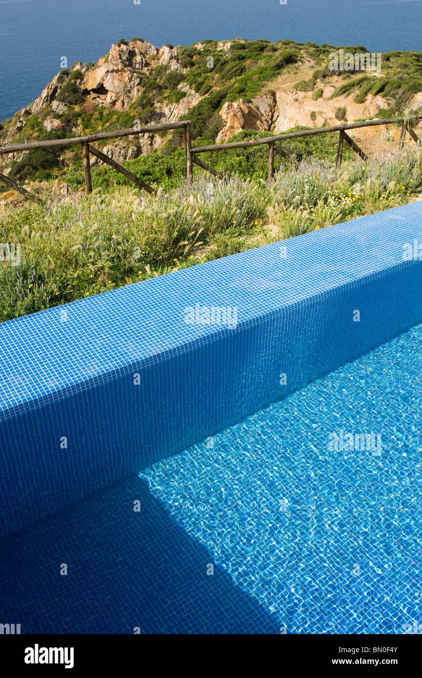 Swimming Pool, Exterior, Bed & Breakfast, Capo Spartivento light house, Sardinia, Italy, Europe