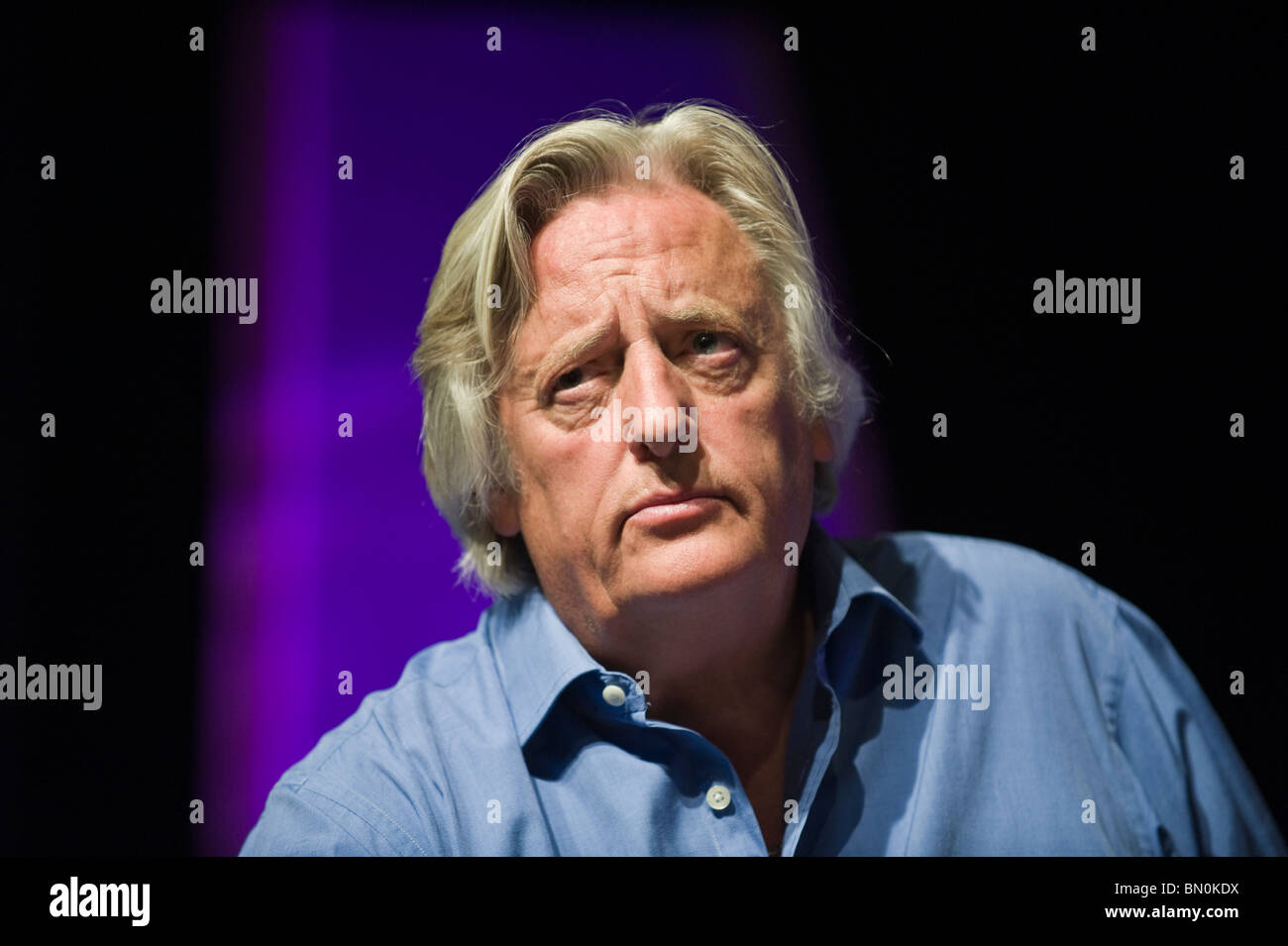 Michael Mansfield QC English barrister pictured speaking on stage Stock