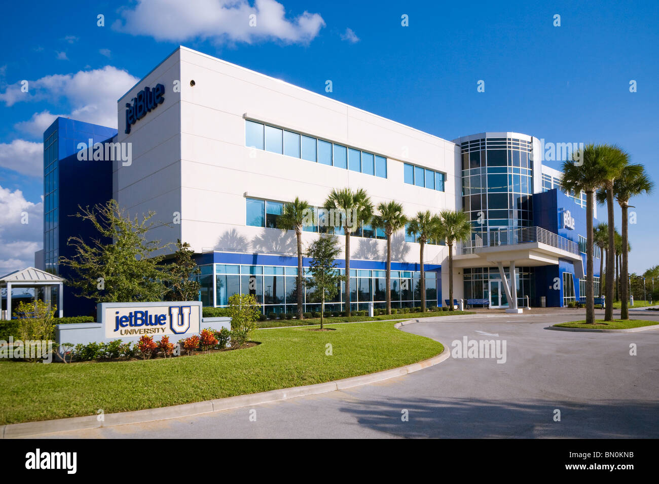 Orlando, FL - Nov 2007 - Jet Blue University pilot training facility in Orlando, Florida . Stock Photo