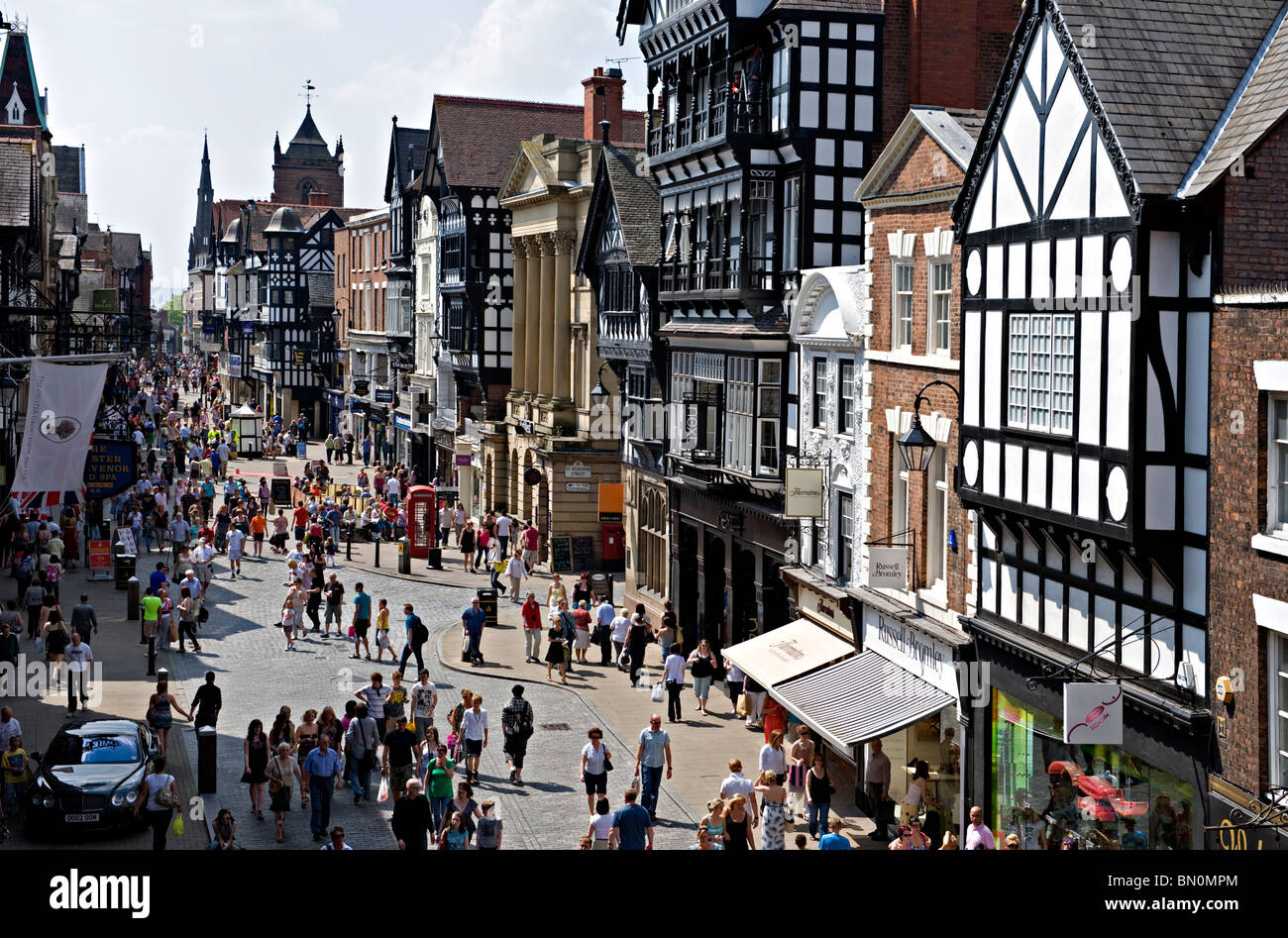 Eastgate Street, Chester Stock Photo Alamy